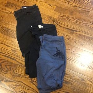 3 pack Bermuda pants style and co size 14